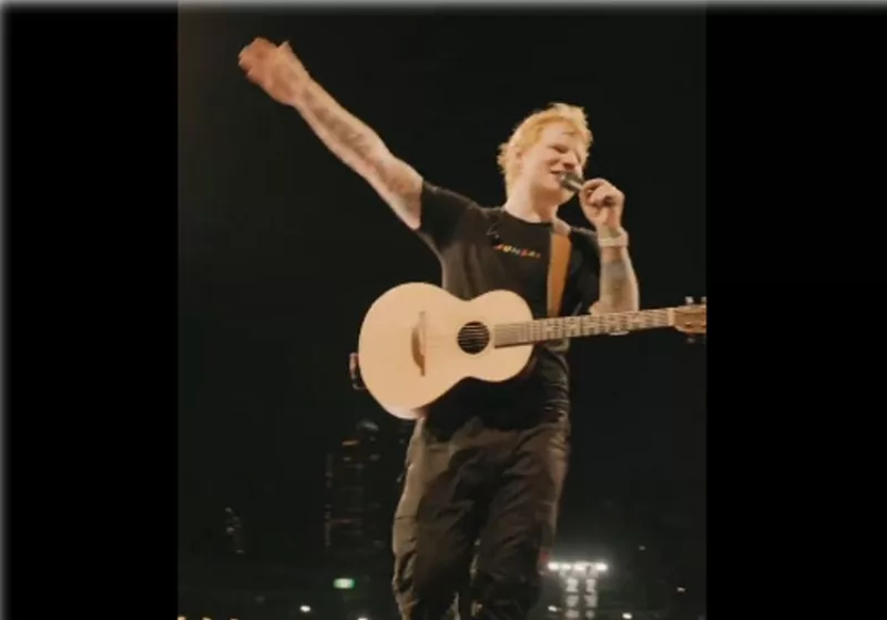 Ed Sheeran sings in Punjabi for first time during Mumbai concert, wins hearts