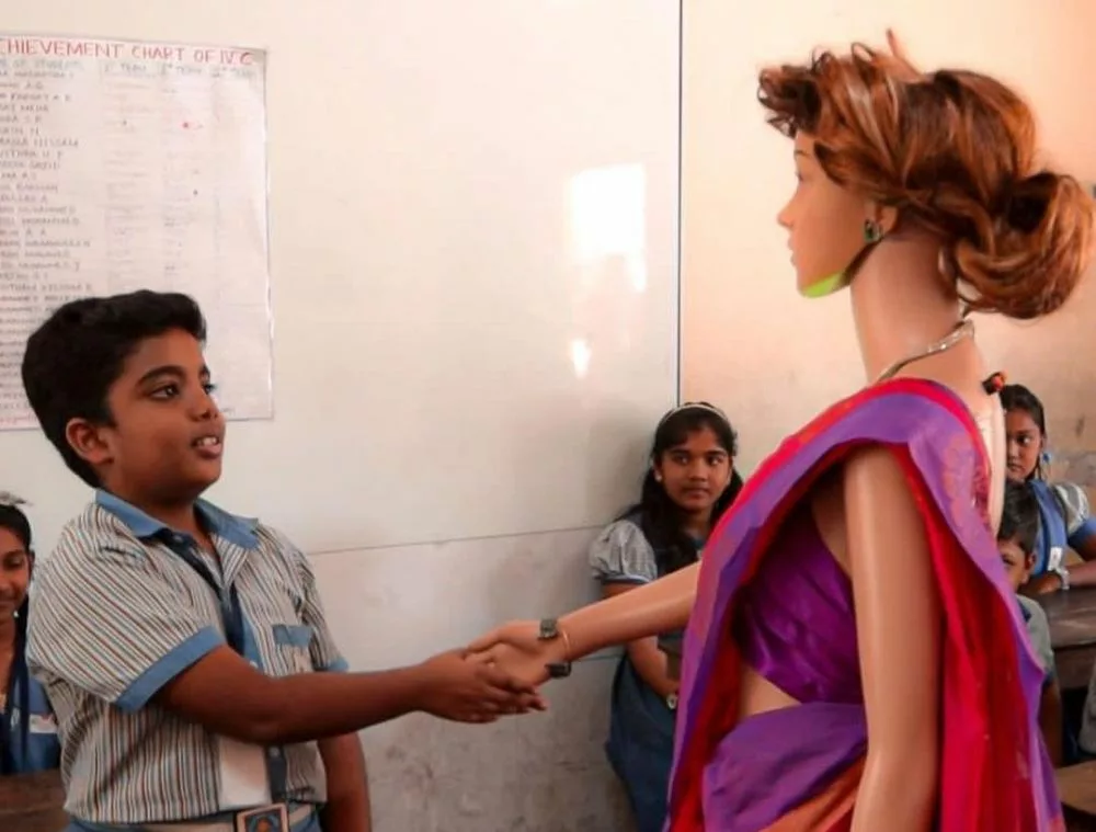 India's first AI-enabled robot teacher was introduced in a Kerala school.