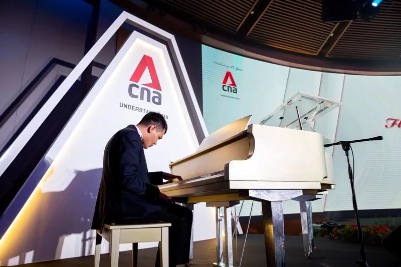 Musician Joshua German at CNA event