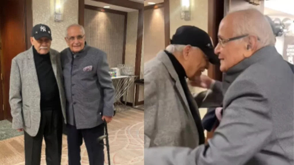 The two friends first reunited after 35 years in the 80s. Photo courtesy: Free Press Journal