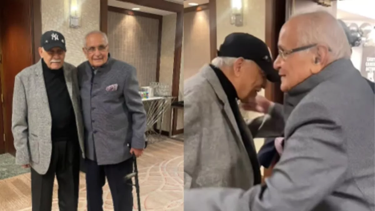 VIRAL: Friends separated during India-Pakistan partition reunite, hug each other