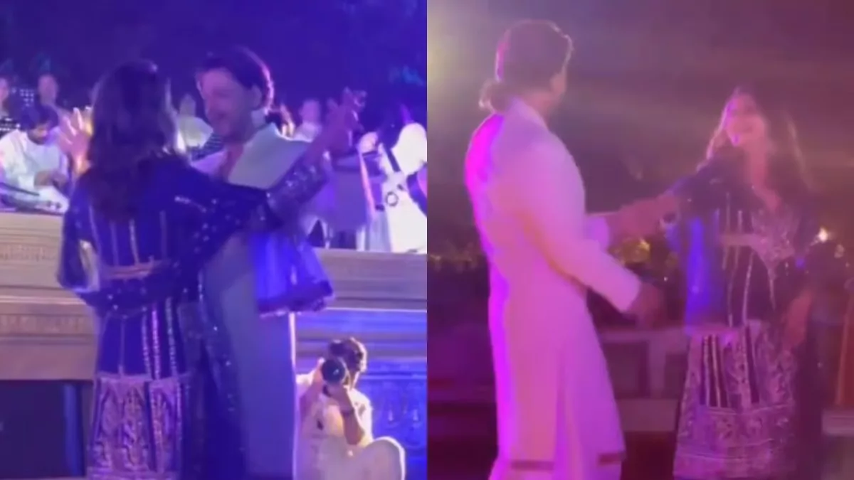 WATCH: Shah Rukh Khan, wife Gauri Khan’s impromptu dance at Mukesh Ambani’s son’s wedding goes viral