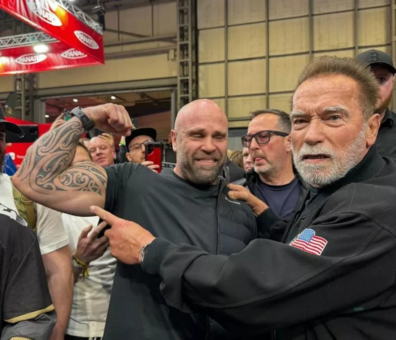 Arnold Schwarzenegger recovering after surgery
