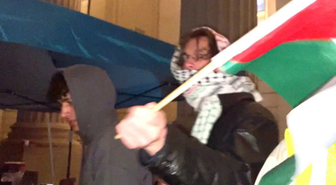 Jewish student journalist Sahar Tartak jabbed in eye