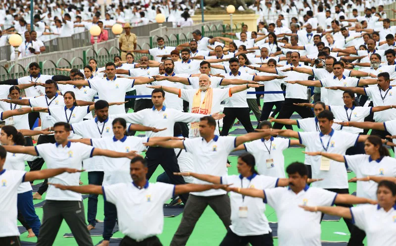 International Yoga Day countdown event to see participation of 5000 enthusiasts