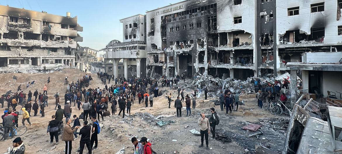 UN rights office says mass graves in Gaza show victims’ hands were tied