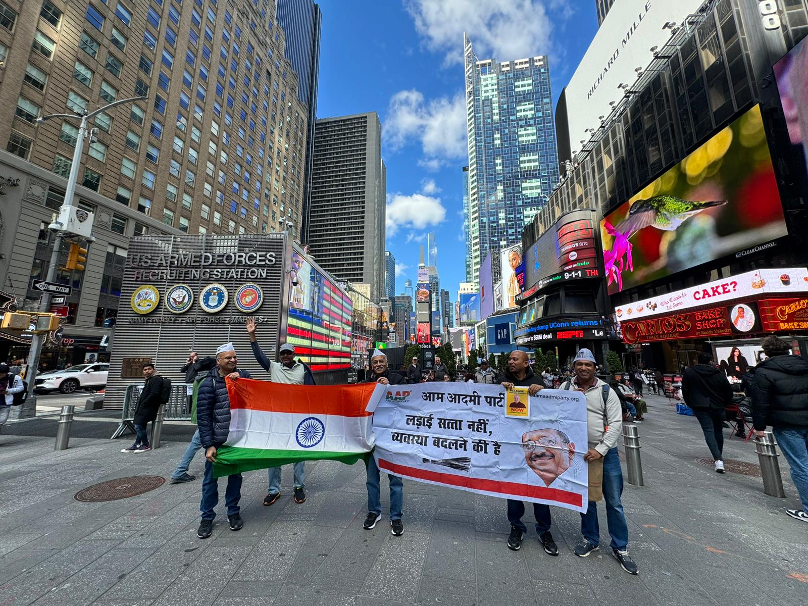 Arvind Kejriwal protest: AAP supporters in New York, London, and other cities observe fast