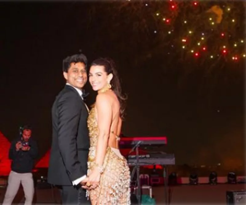 Indian-origin tech billionaire Ankur Jain marries former WWE star Erika Hammond in spectacular Egyptian ceremony