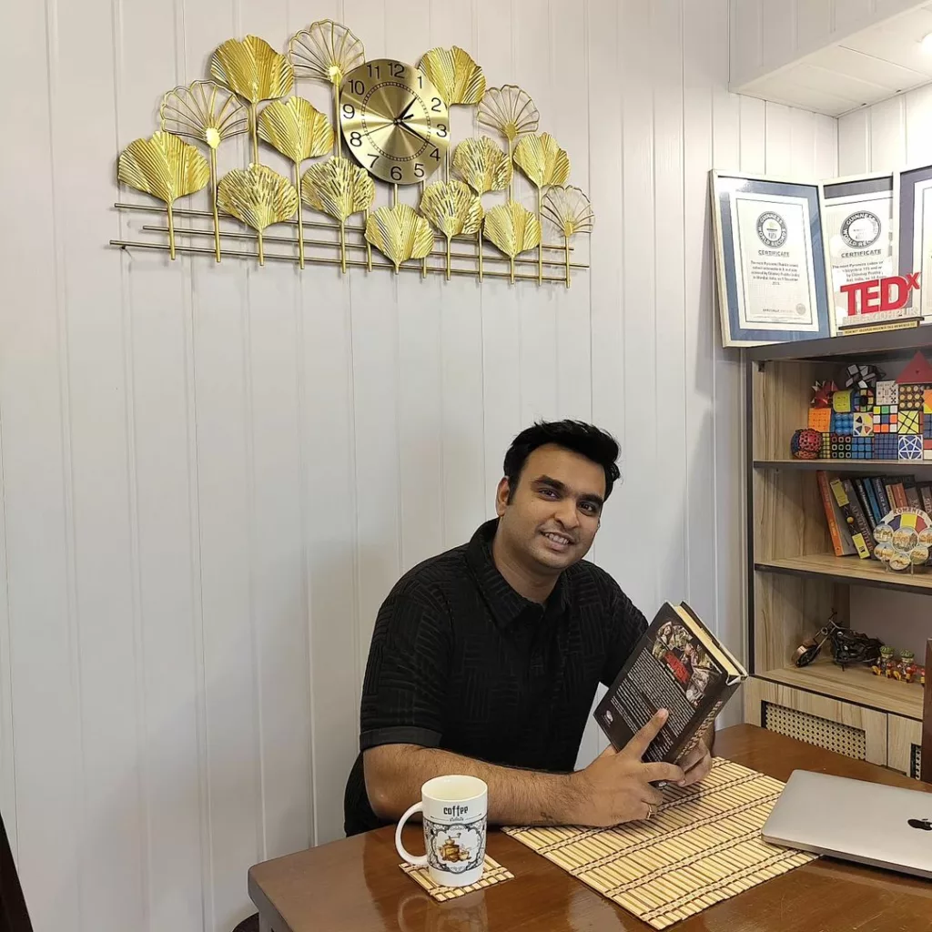 5-time record holder Chinmay Prabhu. Photo courtesy: Chinmay Prabhu/Instagram