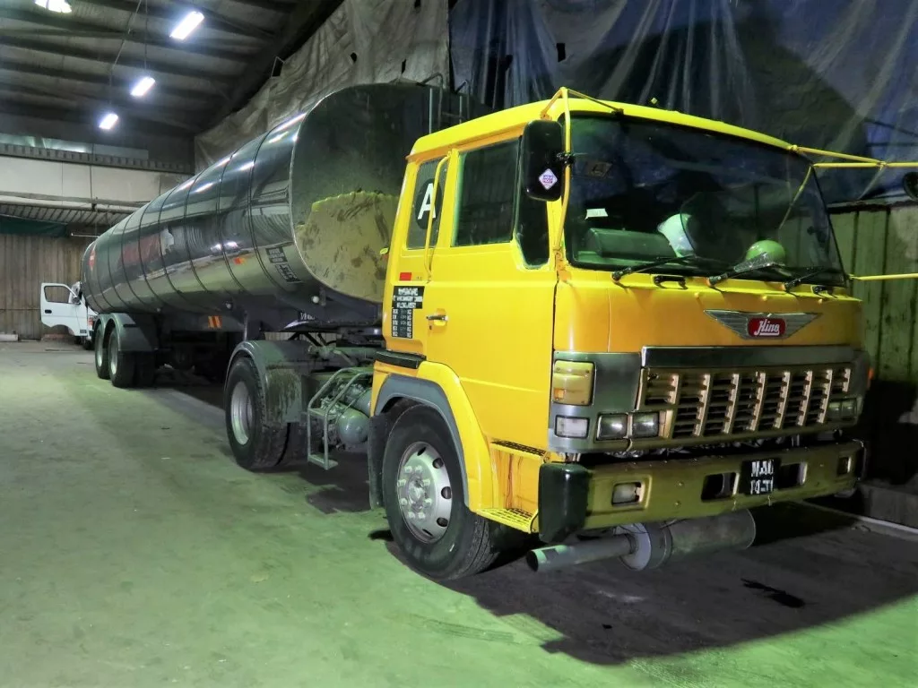 The prime mover. Photo courtesy: Singapore Customs