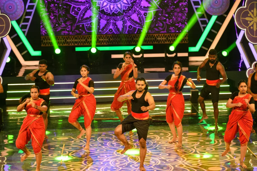 Martial arts based dance at the Tamil Language Festival 2024
