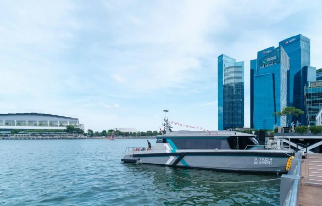 Electric vessel X Tron in Singapore