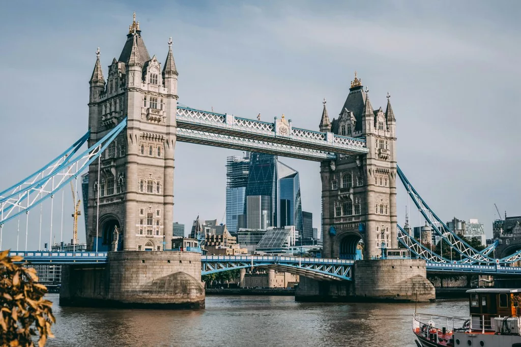 The iconic Tower Bridge in London, deemed the 8th smartest city in the world. Photo courtesy: Unsplash