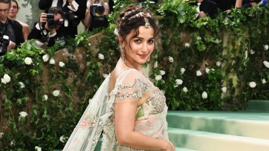 Bollywood actress Alia Bhatt at the Met Gala 2024. Photo courtesy: Free Press Journal