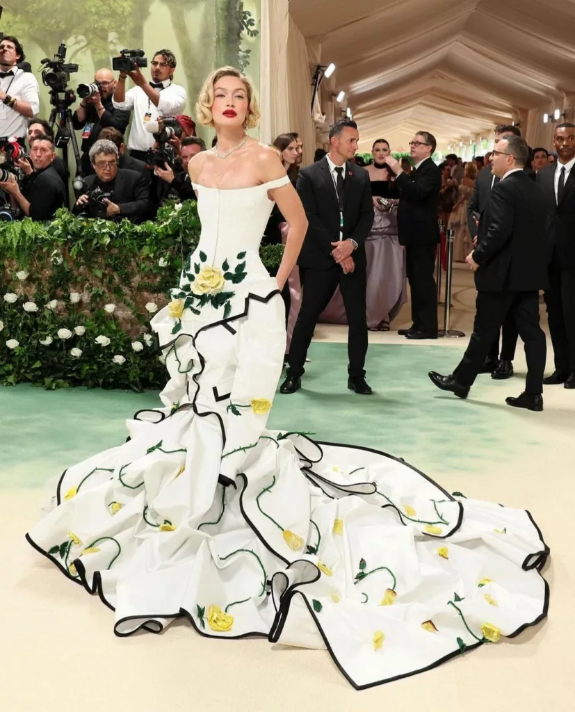 Renowned model Gigi Hadid turned up in style in a Thom Browne piece. Photo courtesy: gigihadid/Instagram 