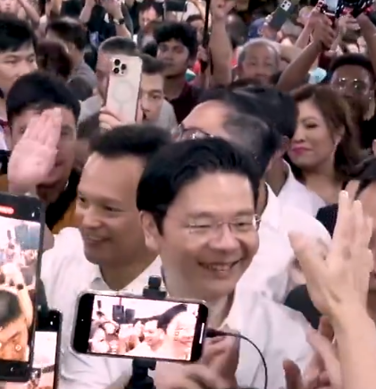 Lawrence Wong welcomed at his first public event as the Prime Minister of Singapore