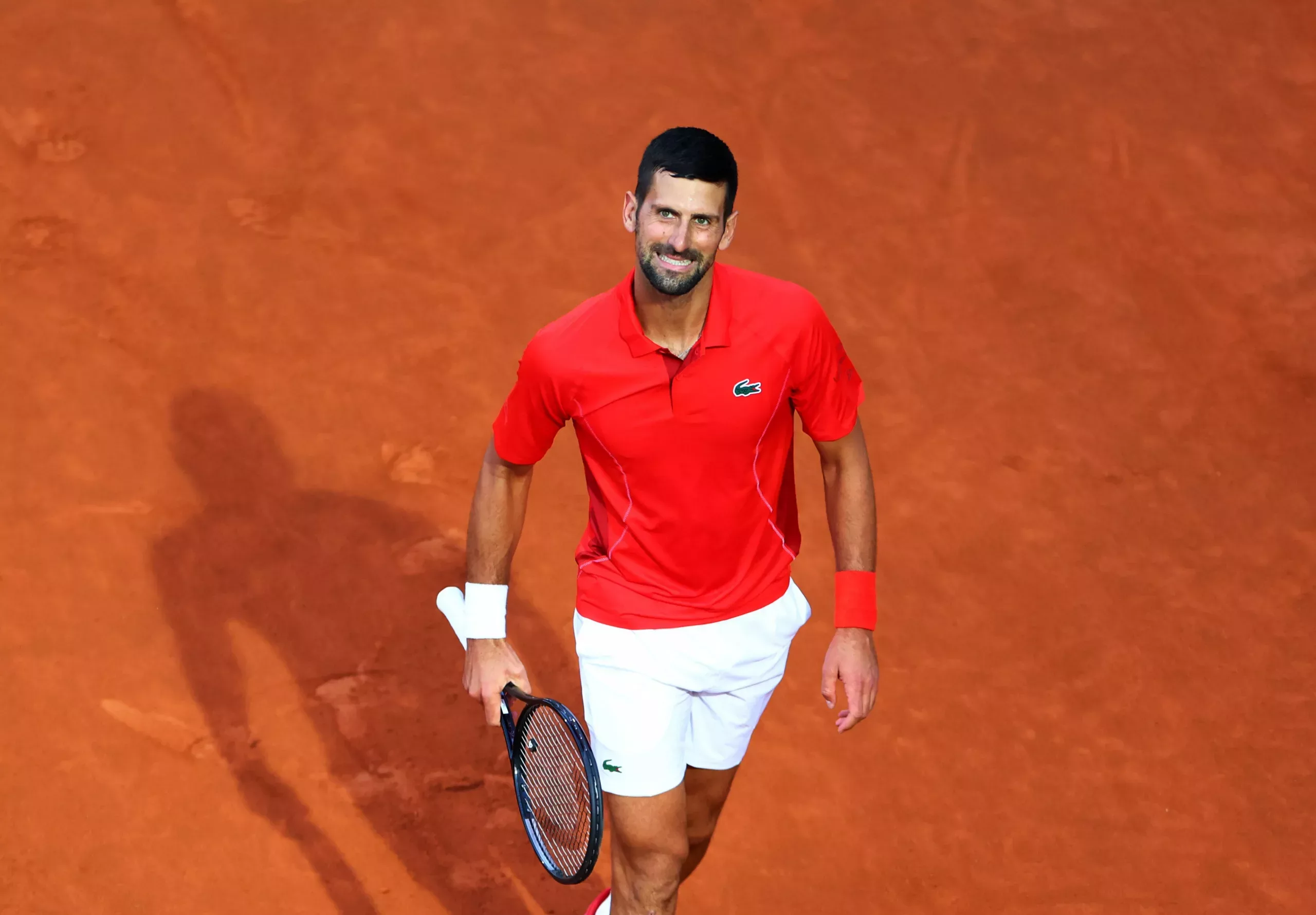 WATCH: Hit on head, cautious Novak Djokovic ‘comes prepared’ for Italian Open match