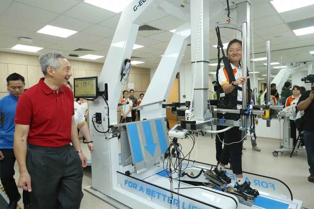 PM Lee at Sengkang General Hospital