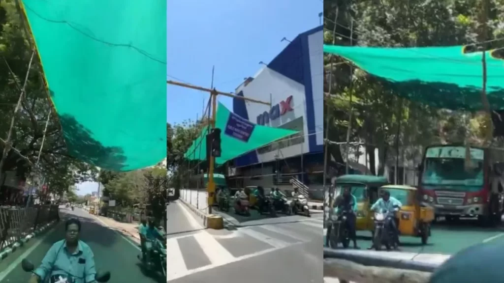 The Pondicherry Public Welfare Department came up with this unique solution. Photo courtesy: Free Press Journal