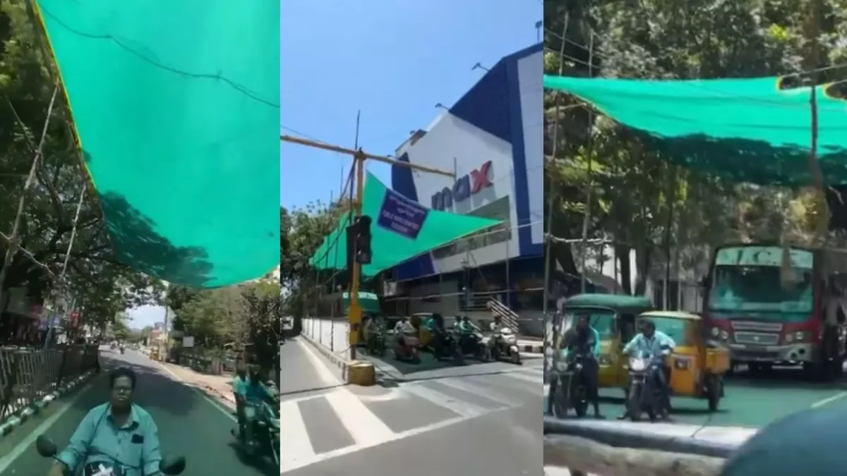 WATCH: Local civic body comes up with unique solution to beat the heat as India battles extreme hot temperatures