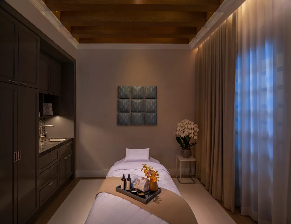 Spa treatment suite. Photo courtesy: Raffles Hotel Singapore
