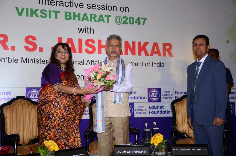 Indian EAM S Jaishankar focuses on reviving manufacturing, touching USD 30 trillion economy mark by 2047 while setting goals for ‘Viksit Bharat’