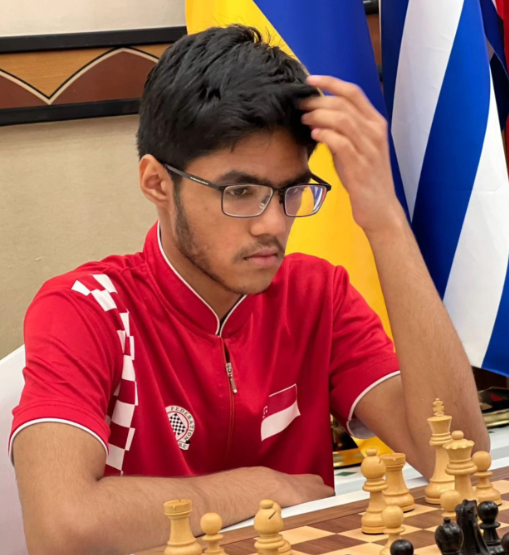 Siddharth Jagadeesh has always worn the Singapore colours during his chess career