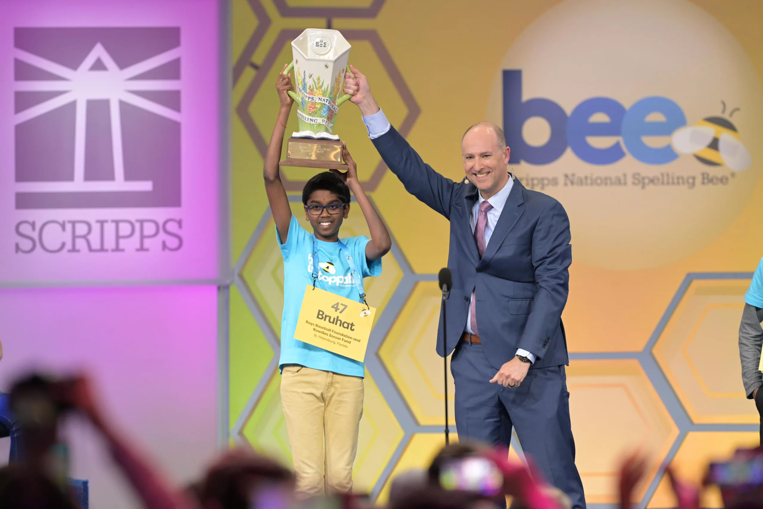 Spelling Bee 2024: Bruhat Soma, 12-year-old Indian-American, lifts trophy in a diaspora hat-trick