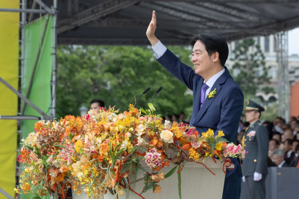 Lai Ching-te after taking oath as the new president of Taiwan