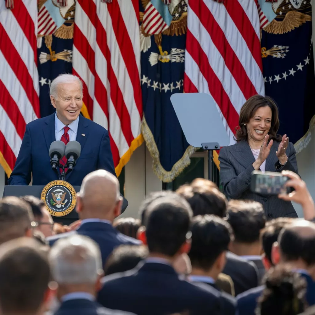 US President Joe Biden and Vice-President Kamala Harris