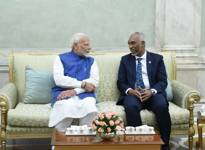 Indian PM Narendra Modi greets Maldives President on Eid
