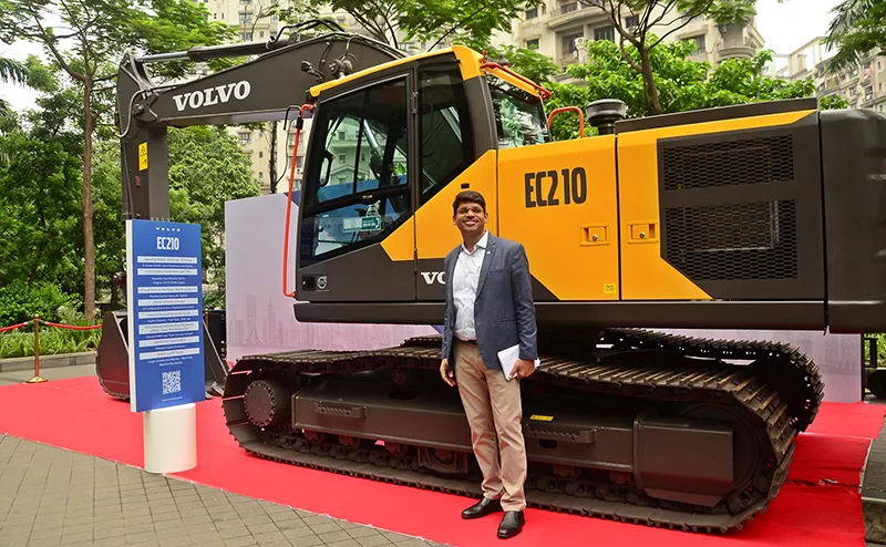 Volvo CE India official says company is aiming to double market share in India