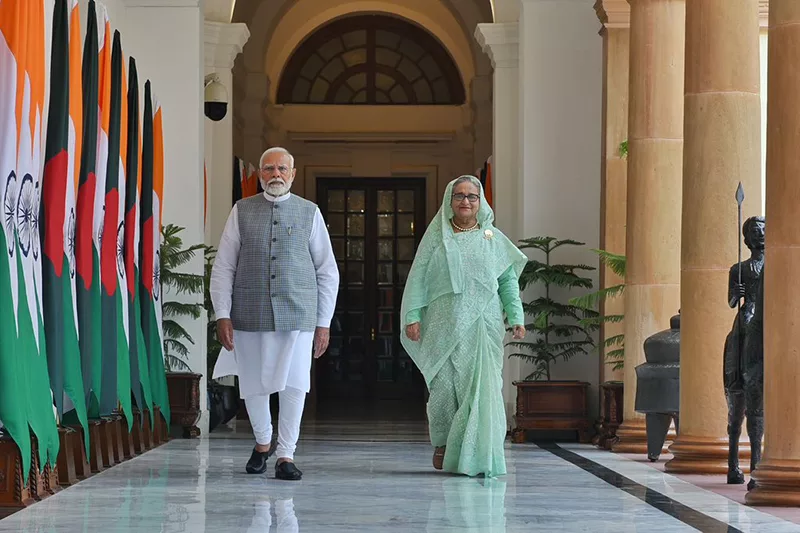 Sheikh Hasina is currently on a state visit to India.