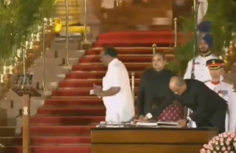Strange animal caught on camera strolling in Rashtrapati Bhavan during Narendra Modi’s oath-taking ceremony