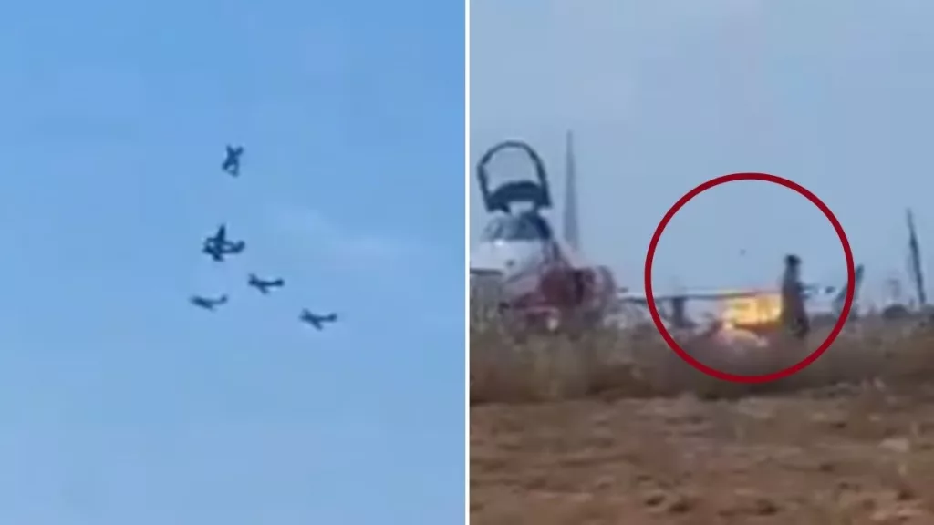 WATCH: Spanish pilot killed after 2 aircraft collide during Beja Air Show in Portugal