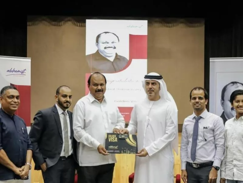 Indian-origin social worker Ashraf Thamarassery honoured with UAE golden visa 