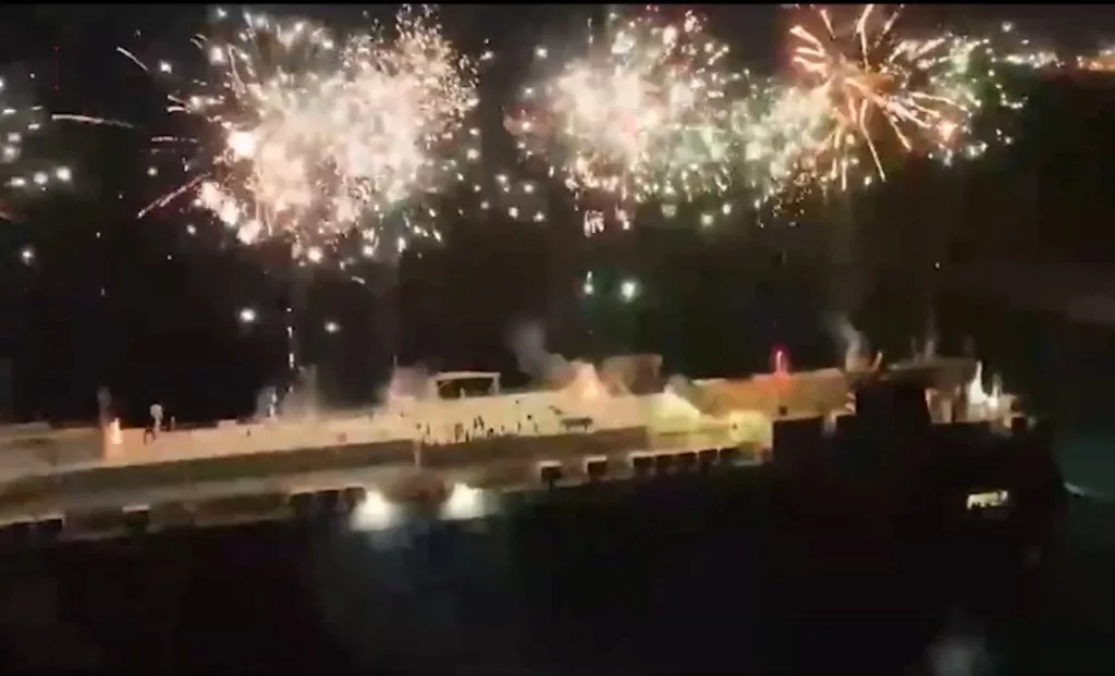 Houthi rebels throw party on hijacked ship, celebrate Eid Al-Ghadir with fireworks, music