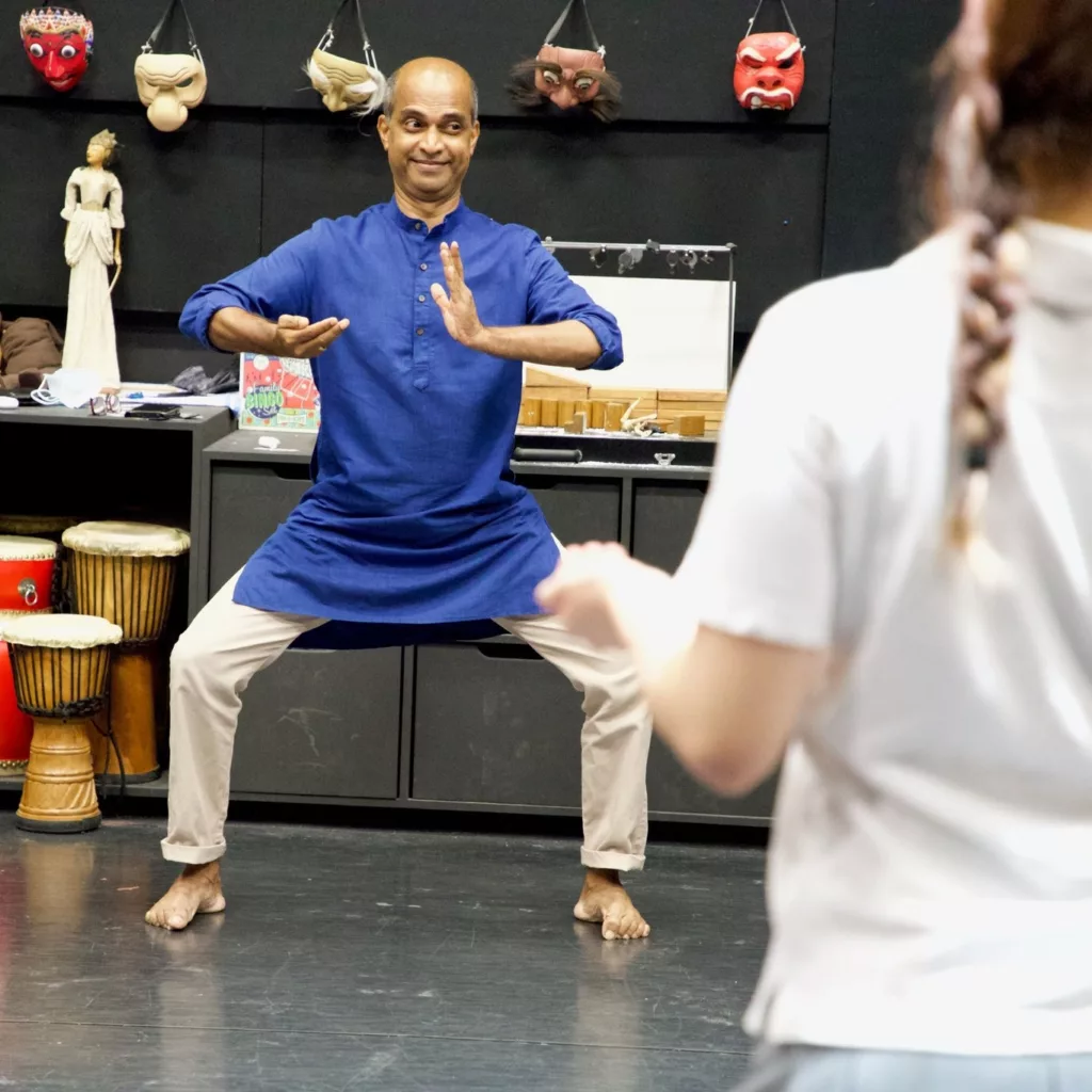 Kathakali workshop in Singapore