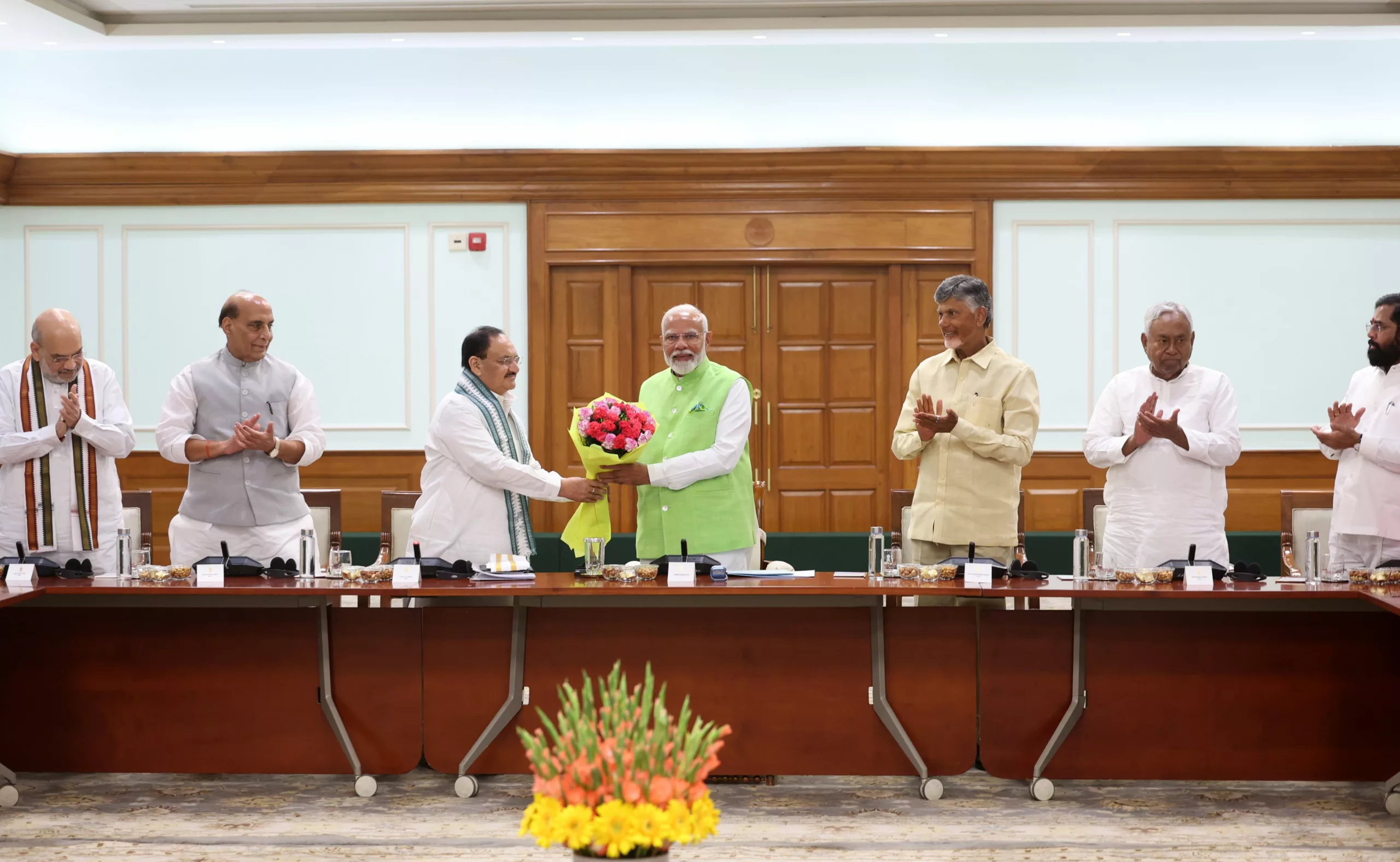 Stage all set for Modi 3.0 as NDA unanimously names him leader; Biden sends congratulations