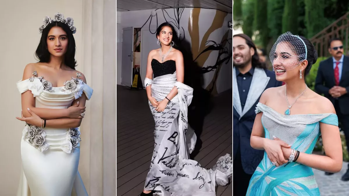 Radhika Merchant’s dreamy pre-wedding looks from 4-day luxury cruise tour