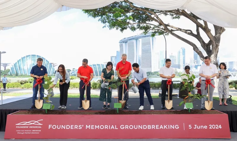 Singapore Founders’ Memorial ground-breaking ceremony