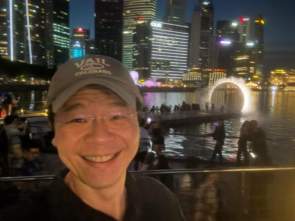 Singapore Prime Minister Lawrence Wong at the Marina Bay