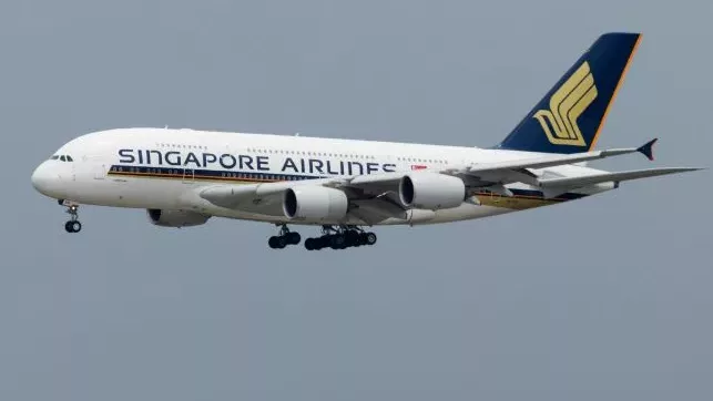 Singapore Airlines flight