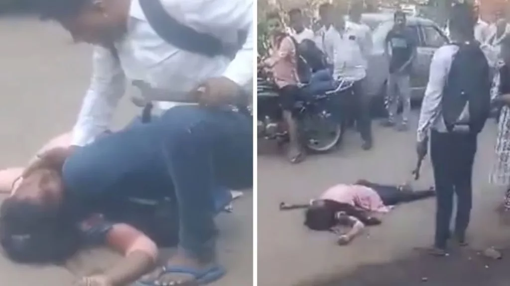 Indian man openly murders girlfriend with spanner; bystanders make video without helping