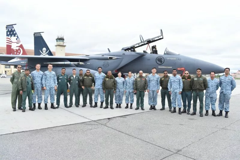 IAF contingent particpate in Exercise Red Flag 2024 in USA