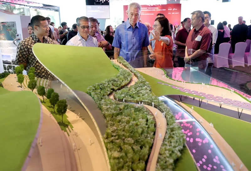 Model of the Singapore Founders’ Memorial