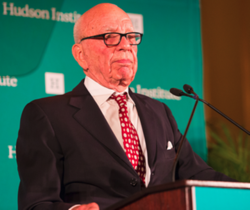 Rupert Murdoch marris for fifth time in his life.