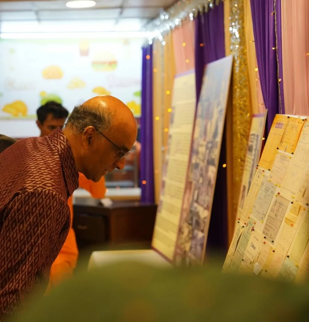 Singapore President Tharman Shanmugaratnam at Ananda Bhavan