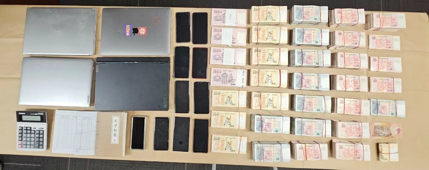 43 arrested as Singapore-Malaysia joint police ops bust illegal betting racket