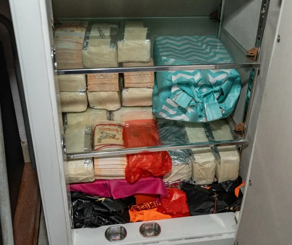 Cash seized